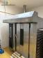 Leyuan stainless steel gas rotary oven, 1 trolley.