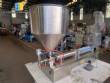 Stainless steel filling machine with 1 benchtop spout 100 ml to 1000 ml