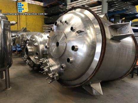 Vacuum pressure reactor 4.000 L Inoxil