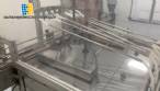 Linear filling machine with 7 filling nozzles