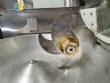 Stainless steel meat cutter processor with rotating knives