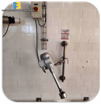 Artinox stainless steel agitator, disperser, mixer, and homogenizer for liquids, 0.75 HP.