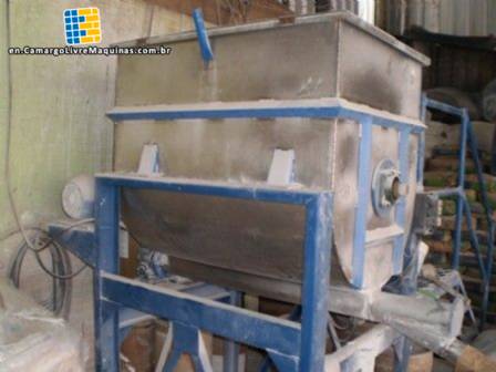 Machine ribbon blender