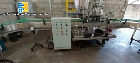 Corrocel rotary 8 nozzle filling line