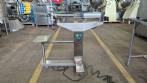 Semi-automatic stainless steel liquid filling machine with 1 nozzle.