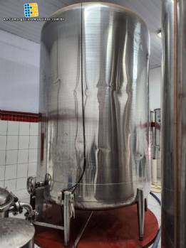 15,000 liter stainless steel mixing tank
