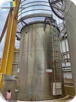 Ricefer Stainless steel storage tank reservoir, 27,000 liters