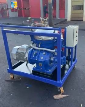 Skid-mounted centrifugal separator for cleaning oils from hydraulic and other similar systems Alfa Laval