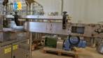 Automatic stainless steel labeling machine with two heads for Narita self-adhesive labels