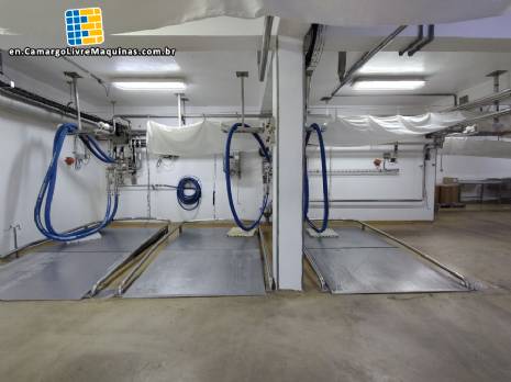 Floor scale with ramp in 304 stainless steel, Alfa Instrumentos, 1000 kg and 4000 kg