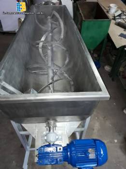 Ribbon Blender stainless steel Coupled conveyor screw