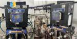 Industrial paint line for liquid paint