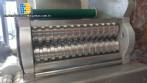 Stainless steel ravioli maker with 6 molds for making ravioli (ITALGI brand) with long pasta cutter.