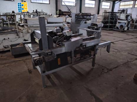 Forming and assembling machine for wafer sheets and compacting press.