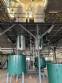 Glycerin distillery with tank, evaporator concentrator and filter thinks