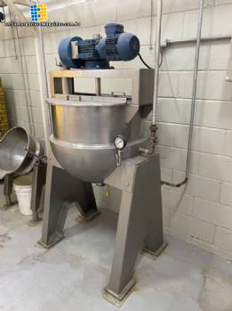 150L Mecamau stainless steel pan