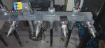 Linear filling machine with 6 pistons filling system