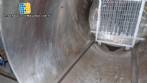 Stainless steel horizontal pressure vessel