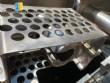 Stainless steel gas-powered tilting mixing tank, 300 liters.