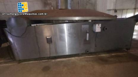 Automatic fryer with fat tank for Incalfer potatoes