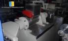 Chewing gum extruder with 4 and 6 rows in stainless stee