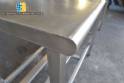 Stainless steel table 700 mm x 2000 mm Euro Formas