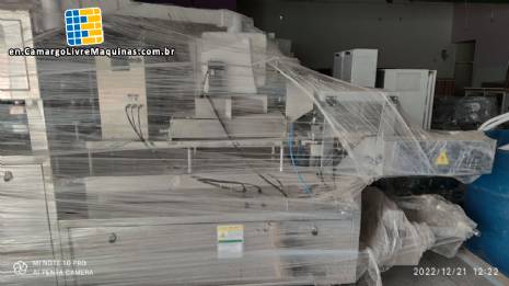 Automatic blister machine for aluminum, PVC, tablets, capsules, Noah Equipment, 10,000 pieces per hour