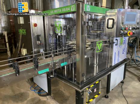 Vinox Zegla rotary filling machine for 1 to 5-liter jerrycans and jugs (retrofitted)