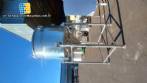 2500 liter stainless steel jacketed mixing tank