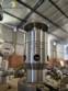Stainless steel filling machine for beer liquids in Brabeer bottles