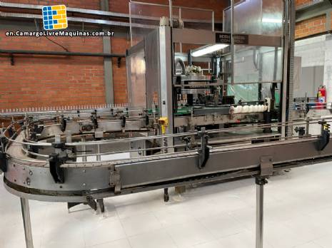 Krones Contiroll automatic labeler 12,000 bottles per hour